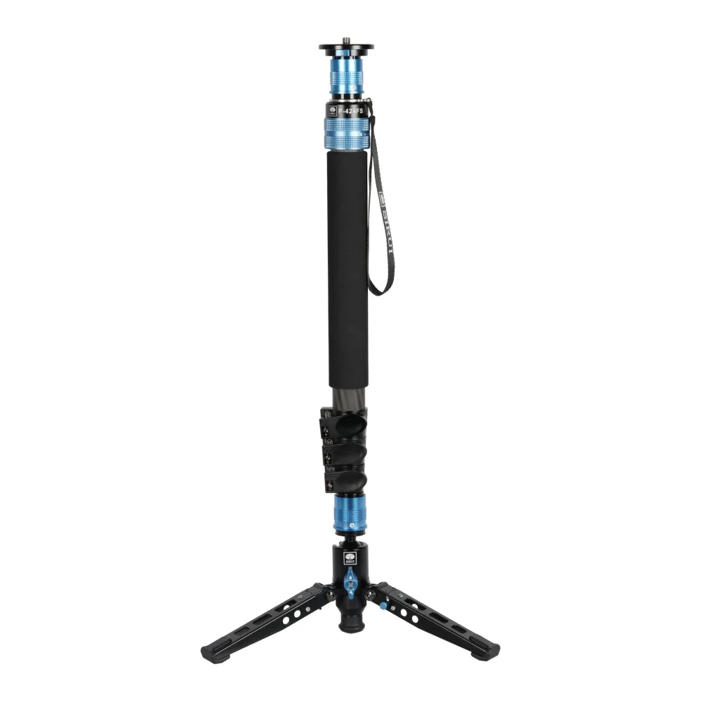 SIRUI P-424FS Carbon Einbeinstativ 160 cm mit Fliplocks + Standspinne