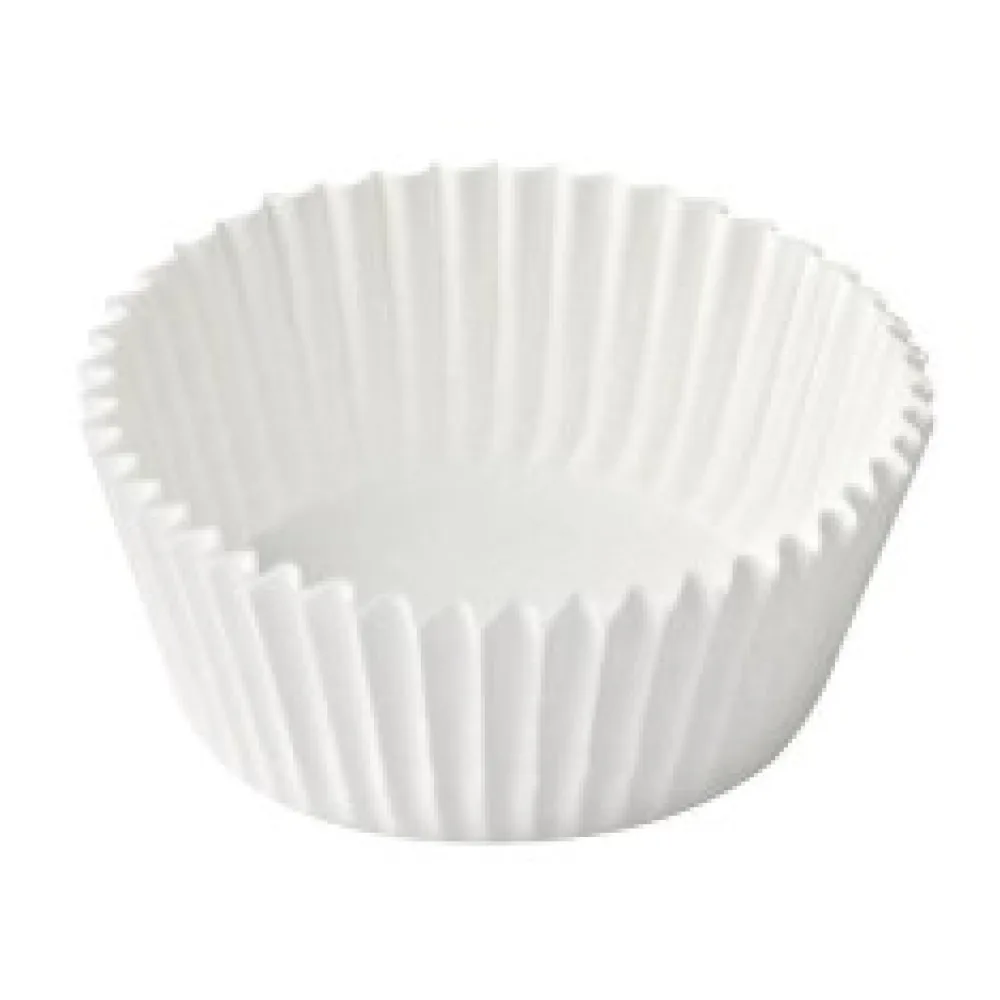 Gebäckkapseln Muffin-Kapseln weiß O 50 x 30 mm, 100 Stk.