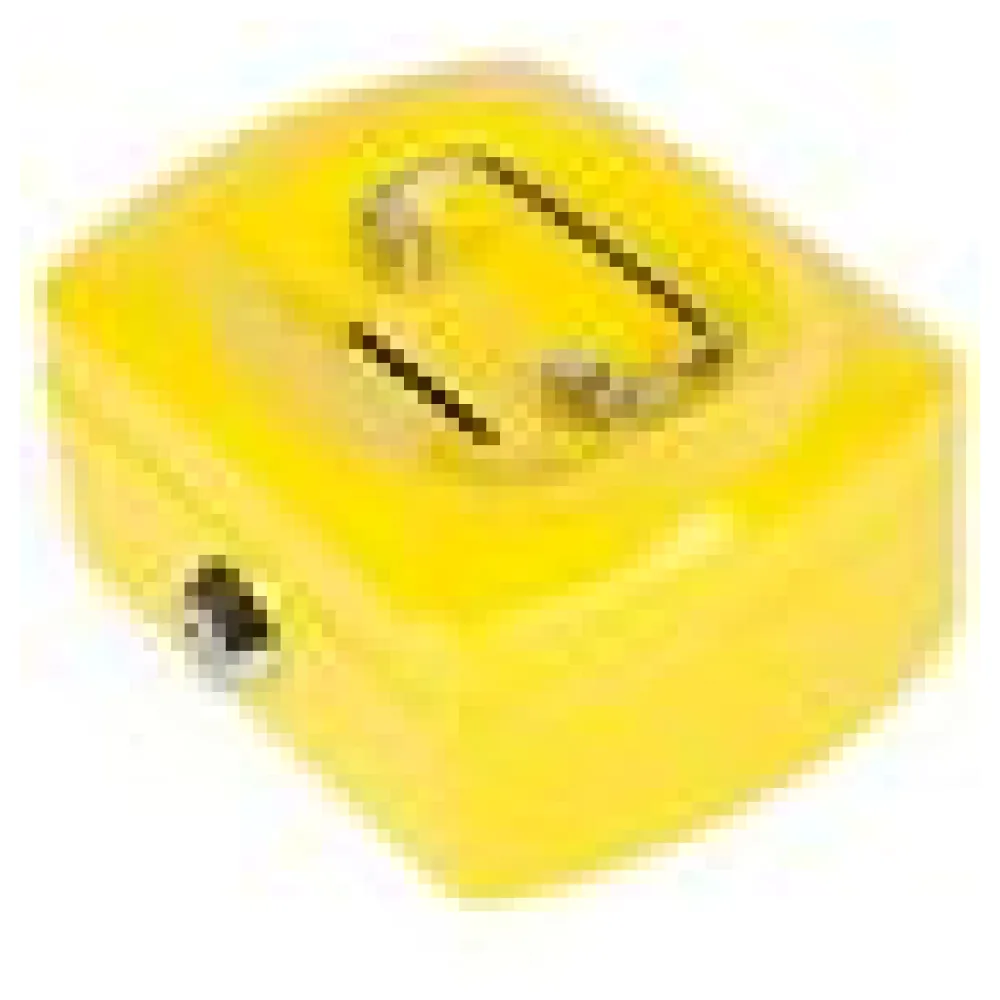 Geldkassette Spardose mit Sparschlitz mit entnehmbaren Münzfach 125 mm, gelb – Bild 4