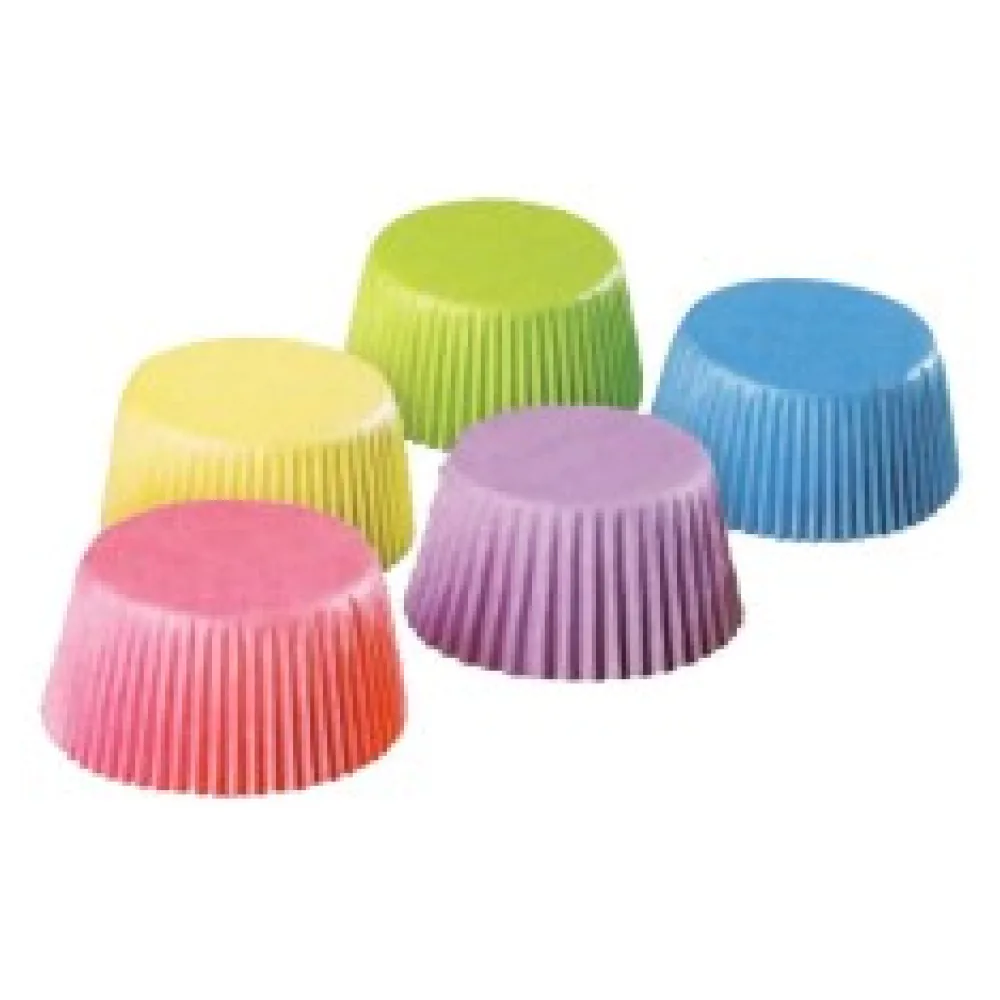 Gebäckkapseln Muffin-Kapseln bunt sortiert O 50 x 30 mm, 100 Stk.