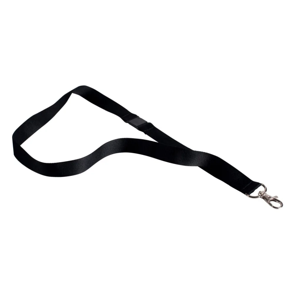Textilband für Ausweishalter Schlüsselband Lanyard Safety schwarz, 10 Stk. – Bild 2