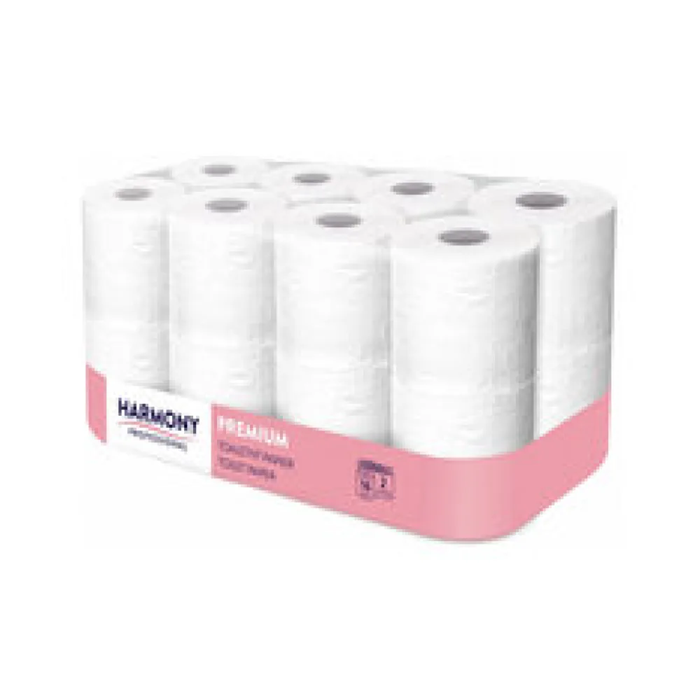 Toilettenpapier WC-Papier natur 2-lagig Harmony Professional 156 Blatt, 16 Stk.