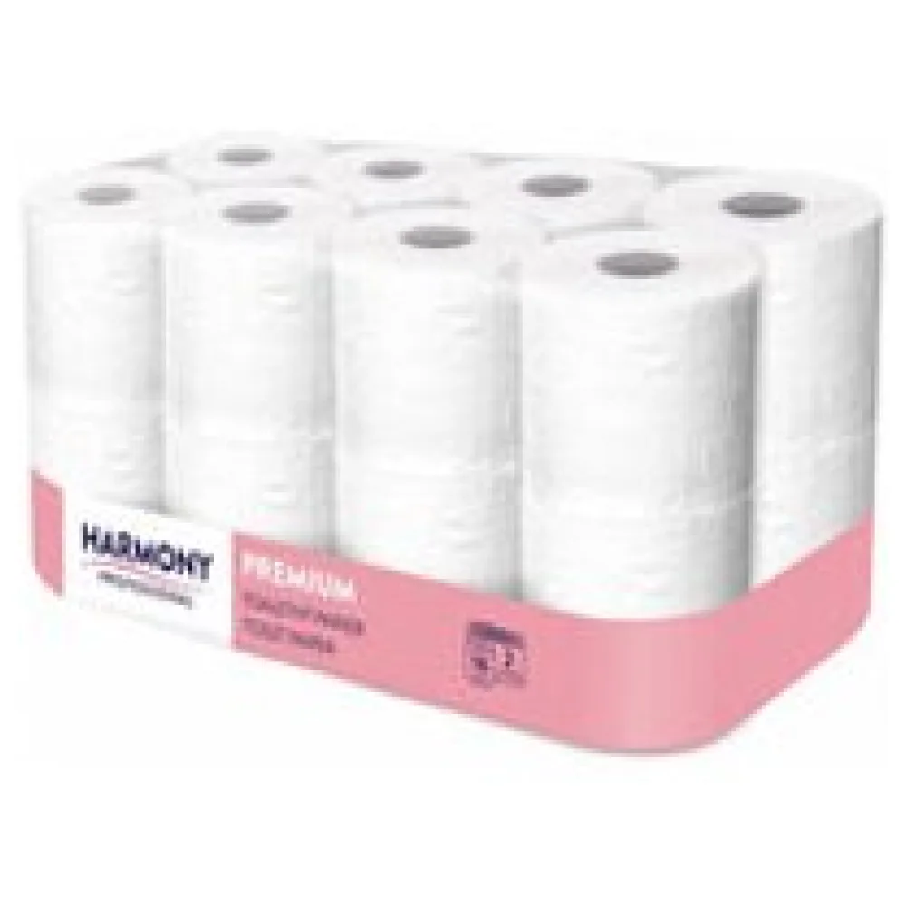 Toilettenpapier WC-Papier natur 2-lagig Harmony Professional 156 Blatt, 16 Stk. – Bild 3