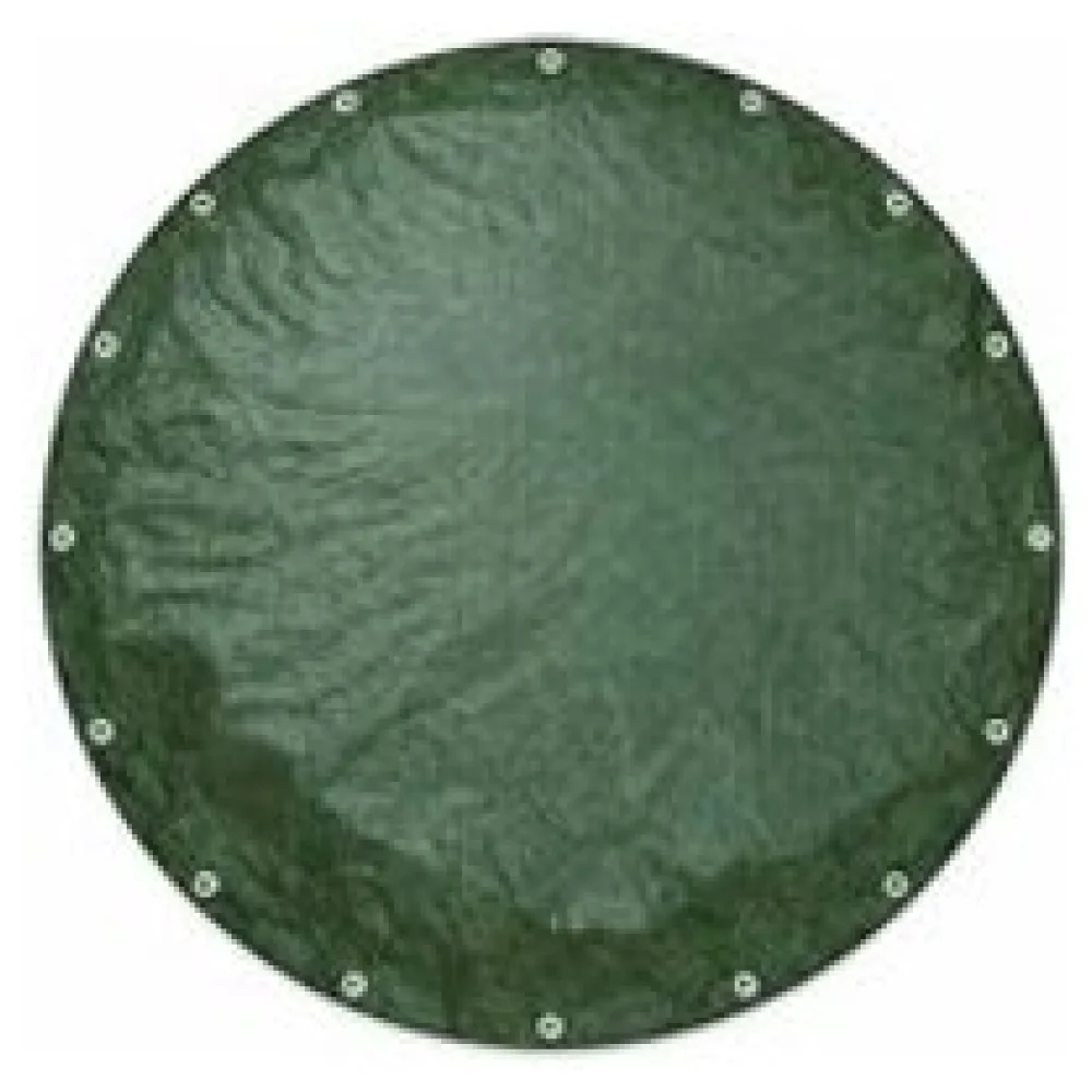 PolyTarp PE Abdeckplane Schutzplane 2m rund grün reißfest wasserdicht 210g/m2 – Bild 3
