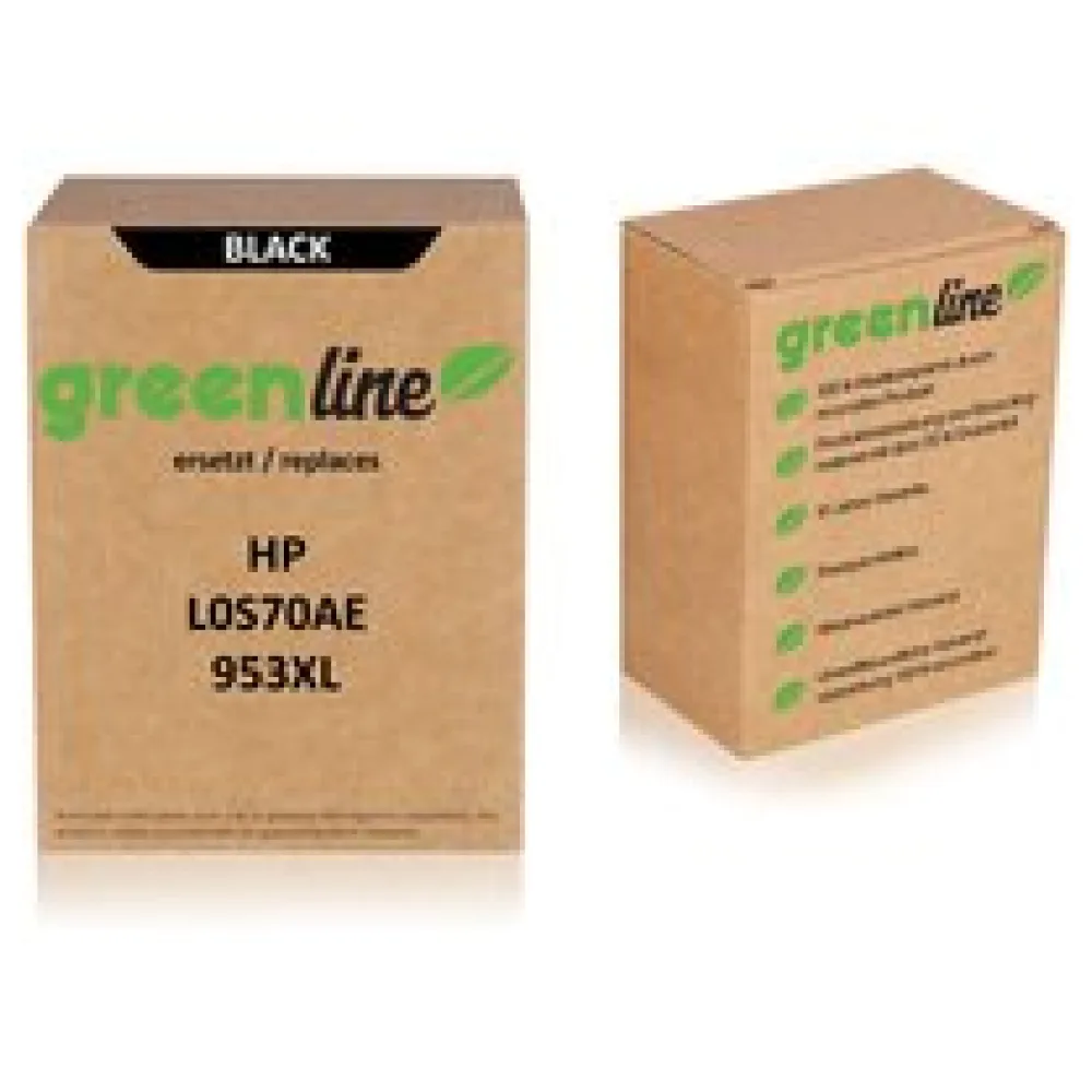 greenline ersetzt HP L0S70AE / 953XL Tintenpatrone, schwarz – Bild 2