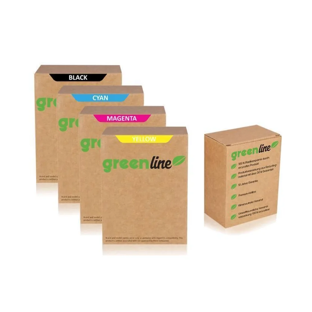 greenline Multipack ersetzt HP L0S70AE / 953XL enthält 4x Tintenpatrone