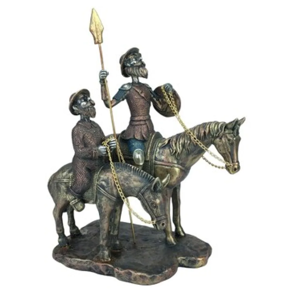 Szobrok, figurák Signes Grimalt Don Quijote És Sancho Caballo