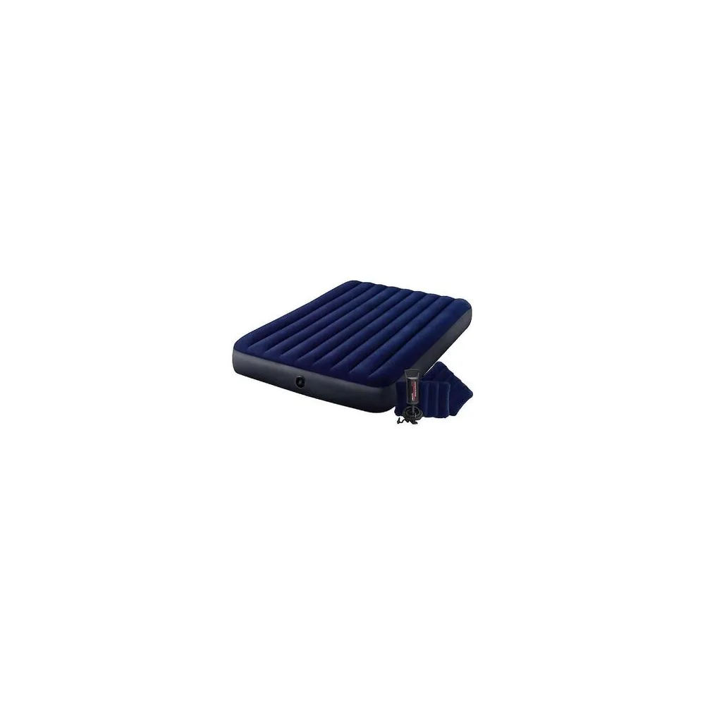Matracok Intex Matelas gonflable Classic Downy 2 places bleu