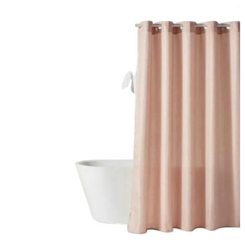 Függönyök és árnyékolók Today Rideau de douche Utility finition jacquard rose