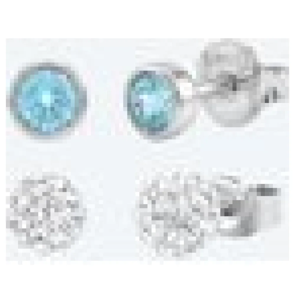 amor SET 2 Paar Ohrstecker 925 Silber – Bild 5