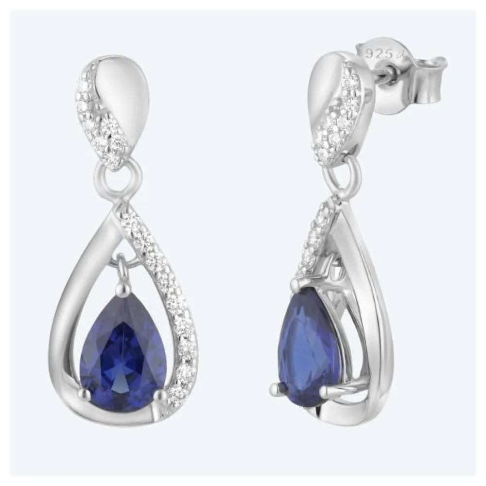 amor Ohrhänger 925 Silber Zirkonia