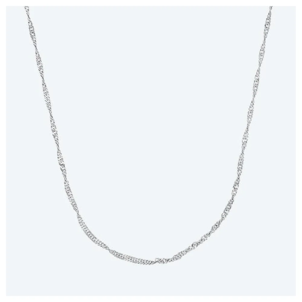 amor Singapurkette 925 Silber rhodiniert ca. 50 cm