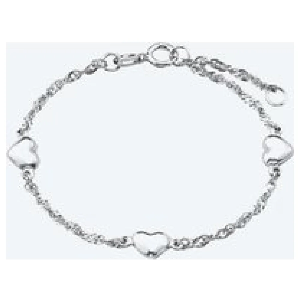 amor Herz-Armband 925 Silber rhodiniert – Bild 2