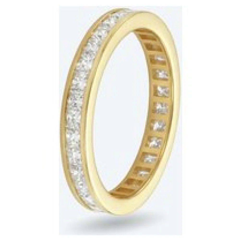 amor Ring 925 Silber vergoldet Zirkonia – Bild 2