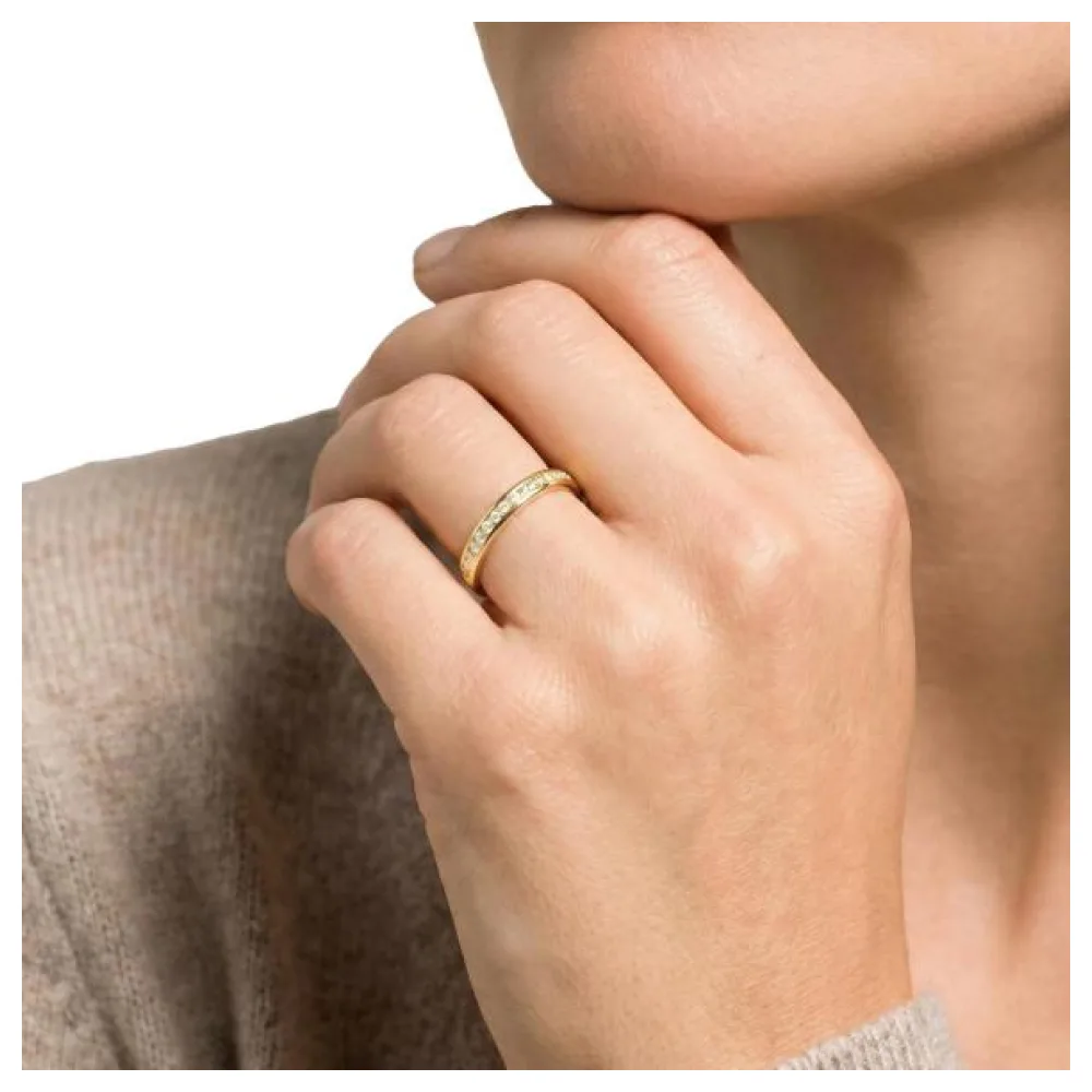 amor Ring 925 Silber vergoldet Zirkonia – Bild 3