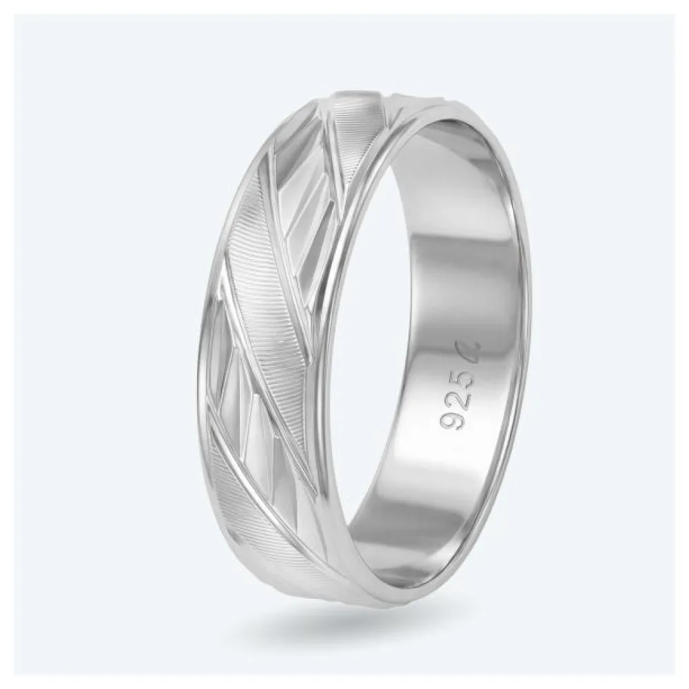 amor Ring 925 Silber rhodiniert