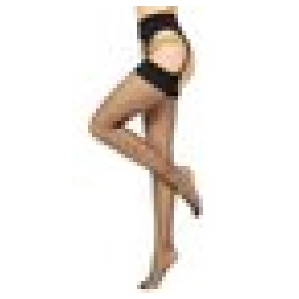 Glamory Mesh Ouvert Netzstrumpfhose | Farbe: Black | Größe: 60-62 – Bild 4