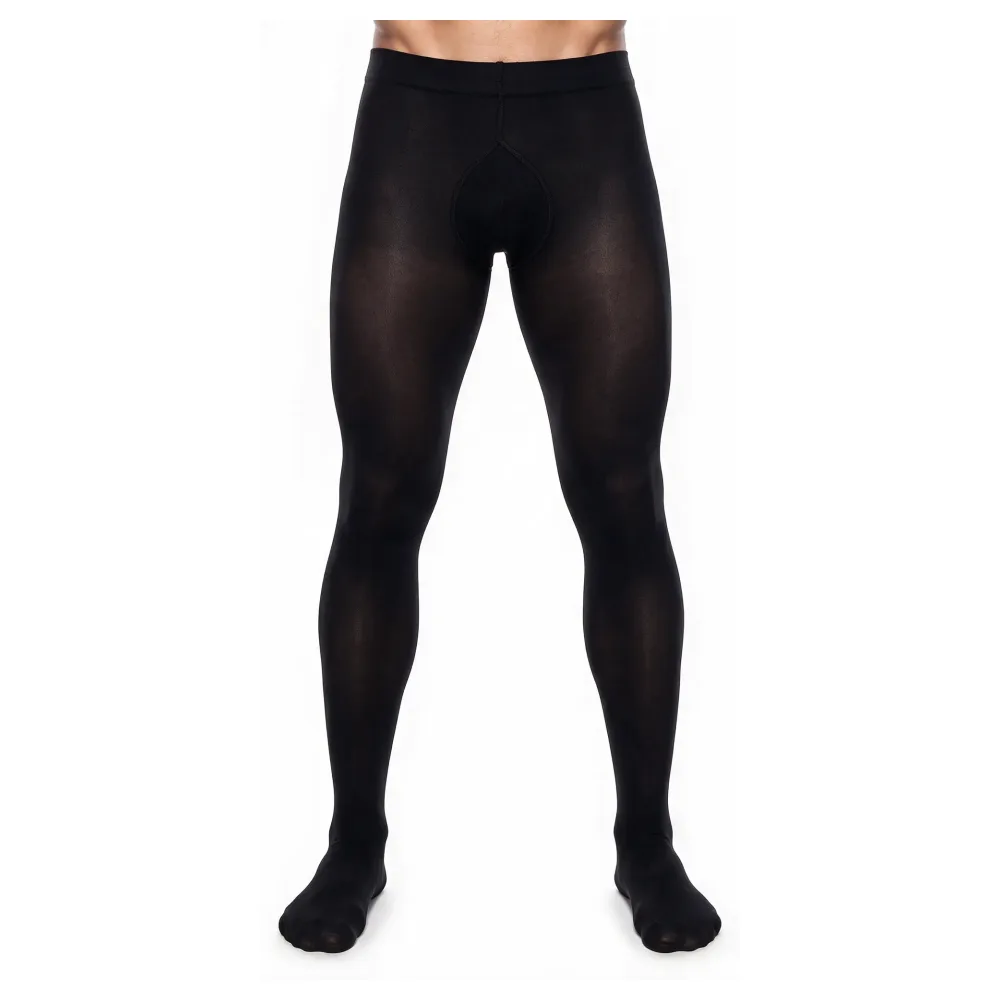 Glamory Microman 100 Herrenstrumpfhose | Farbe: Black | Größe: 40-42 – Bild 3