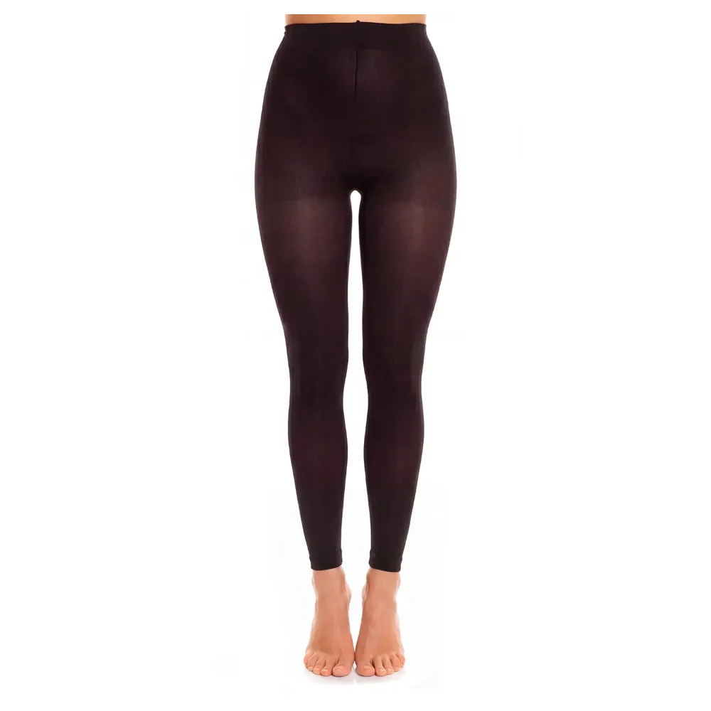 Glamory Velvet 80 Microfaser Strumpfhose ohne Fuß | Farbe: Black | Größe: 40-42 – Bild 3