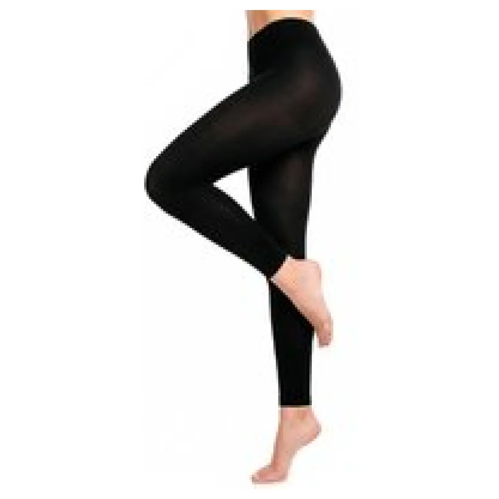 Glamory Velvet 80 Microfaser Strumpfhose ohne Fuß | Farbe: Black | Größe: 40-42 – Bild 2