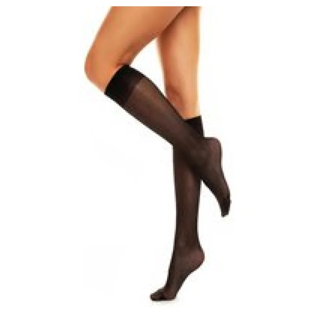Glamory Fit 20 Extraweite Kniestrümpfe - Black | Farbe: Black | Größe: One size – Bild 2