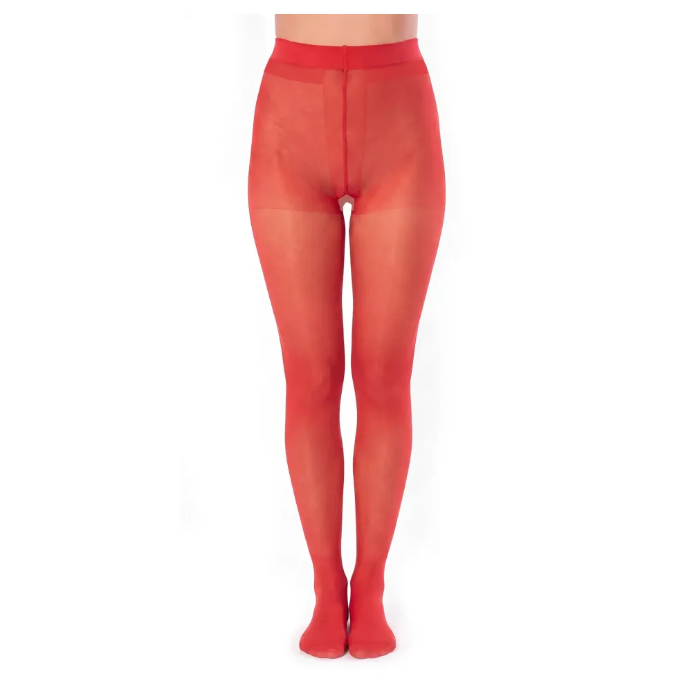 Glamory Ouvert 20 Strumpfhose - Red | Farbe: Red | Größe: 60-62 – Bild 3