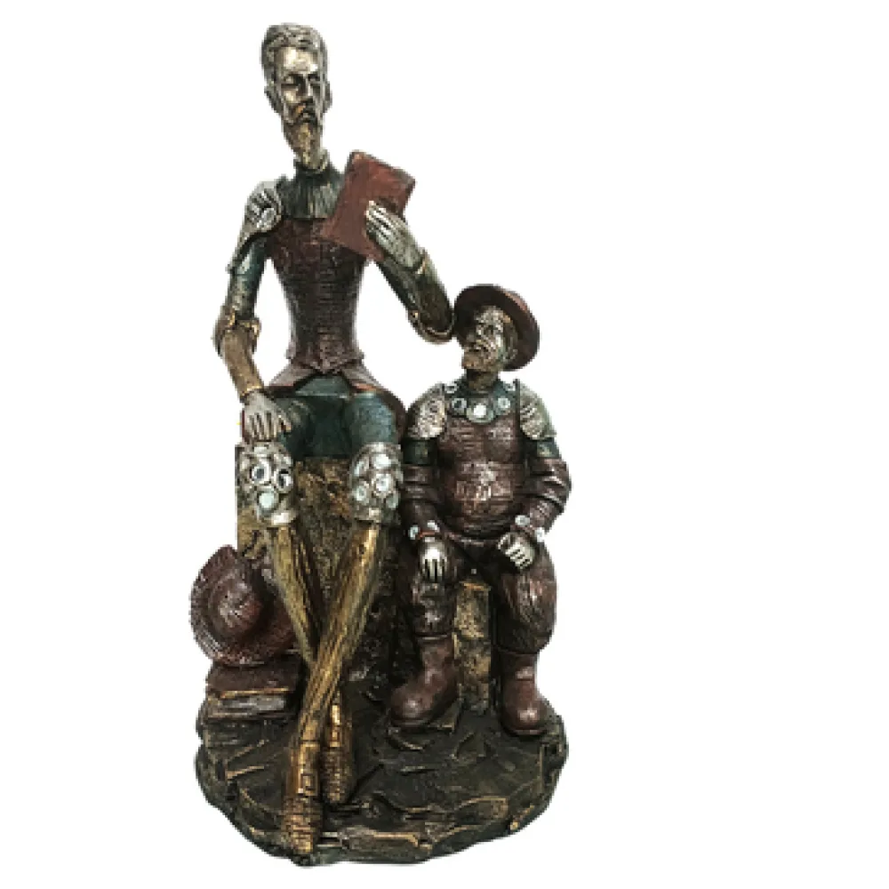 Szobrok, figurák Signes Grimalt Don Quijote És Sancho Panza