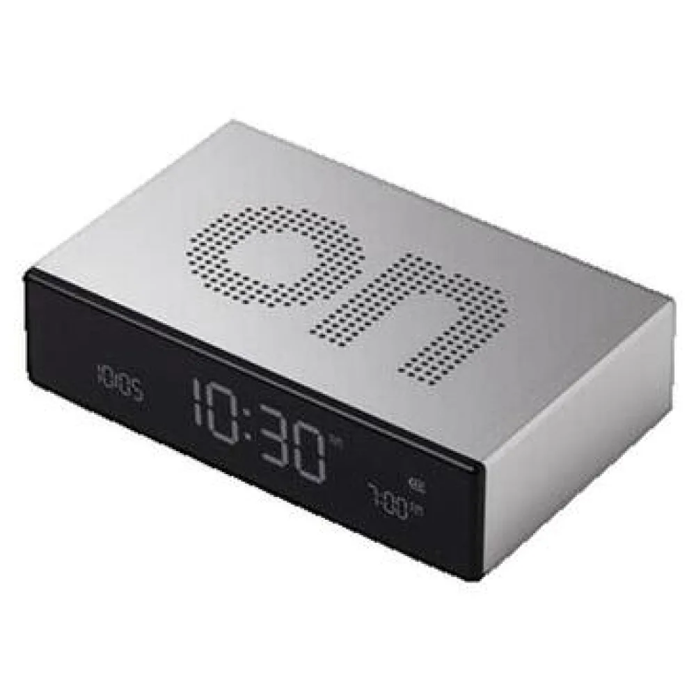 Órák Lexon Radio-réveil Flip Premium Alu aluminium