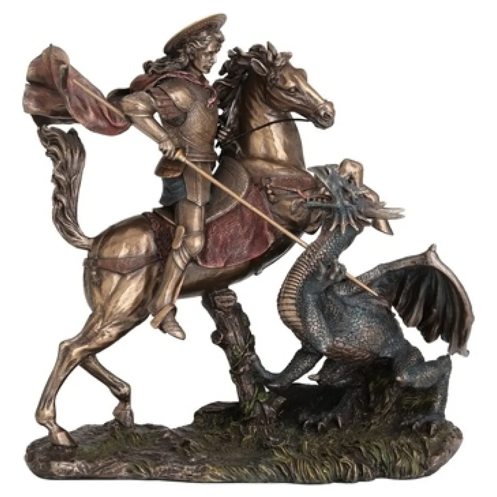 Szobrok, figurák Signes Grimalt San Jorge Lóháton És Sárkányon
