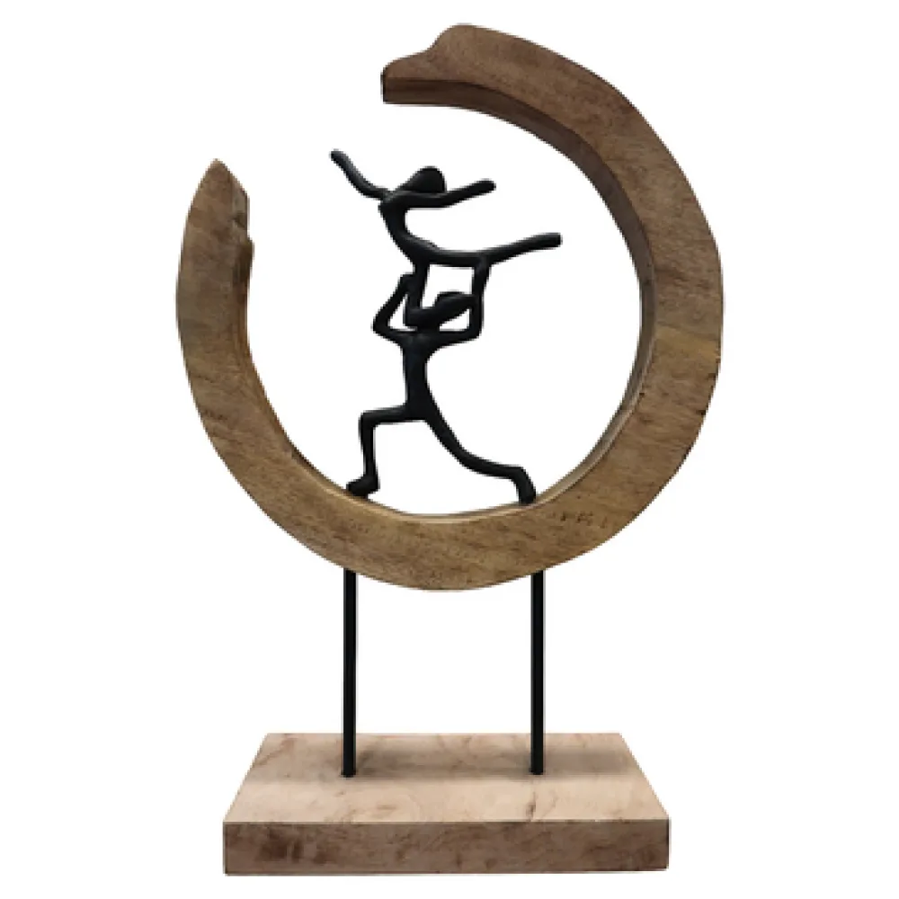 Szobrok, figurák Signes Grimalt Figure Woman Man Circle