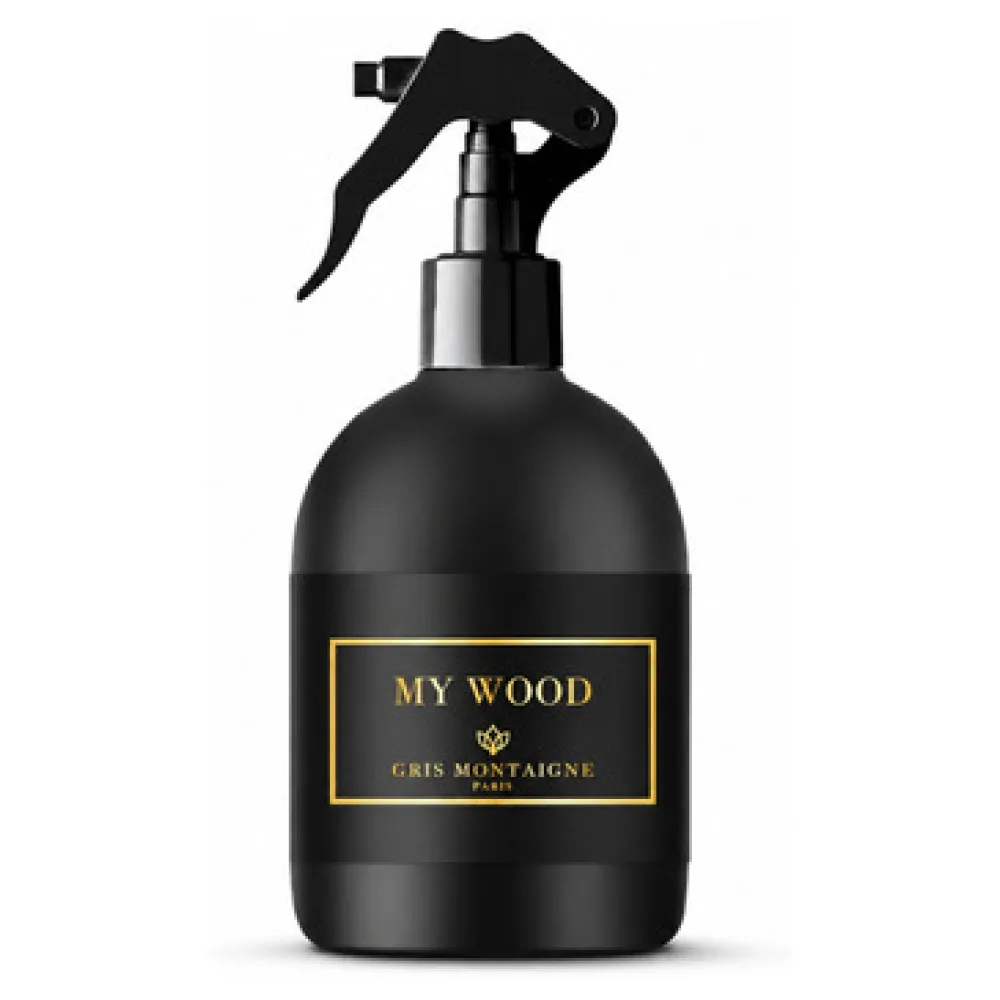 Gyertyák, párologtatók Gris Montaigne Spray Textile My Wood