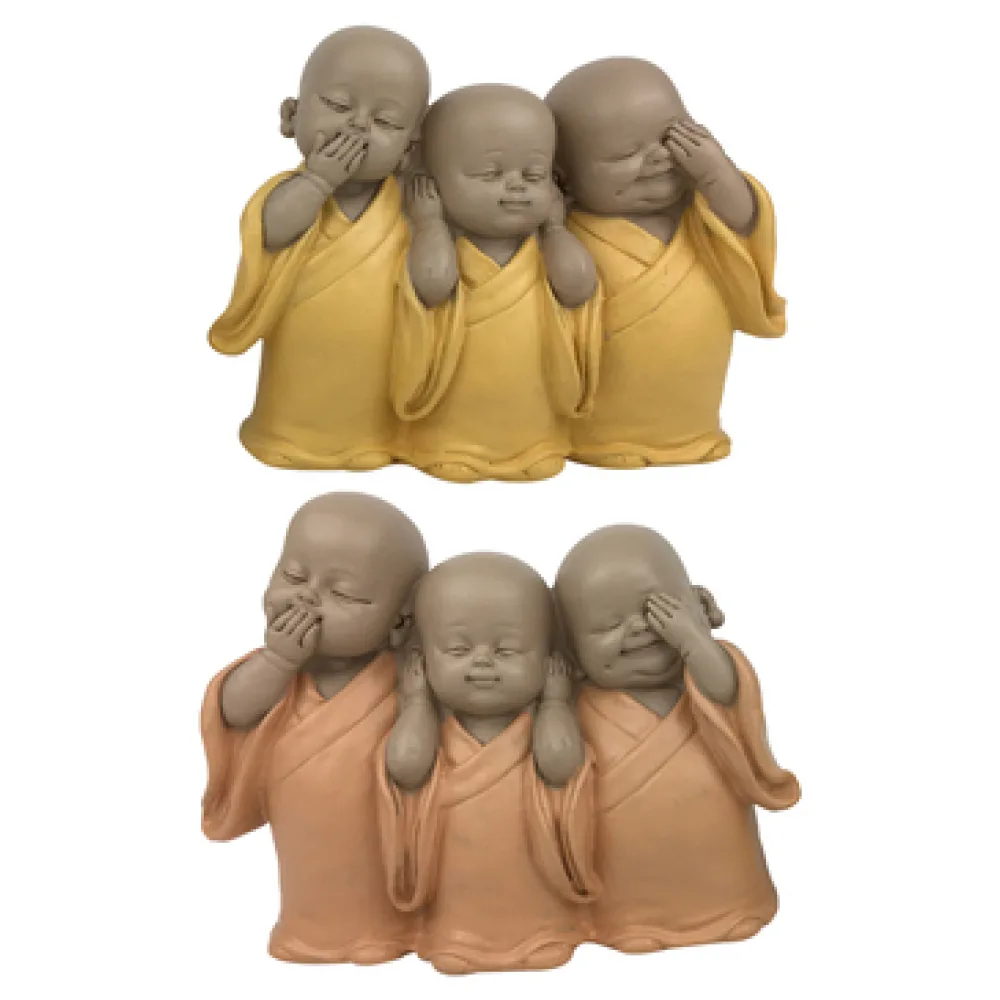 Szobrok, figurák Signes Grimalt A Monks See Not Hear Speak 2U