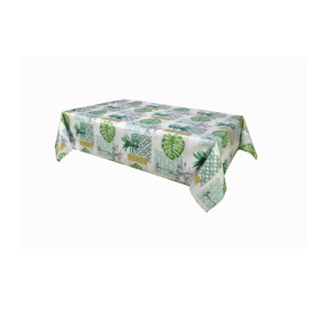 Asztalterítő Habitable PALMIER - VERT - 140X250 CM