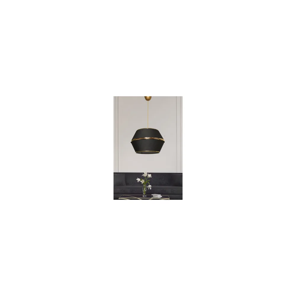 Csillárok, felfüggesztések és mennyezeti lámpák Opviq Chandelier - Escape - Black
