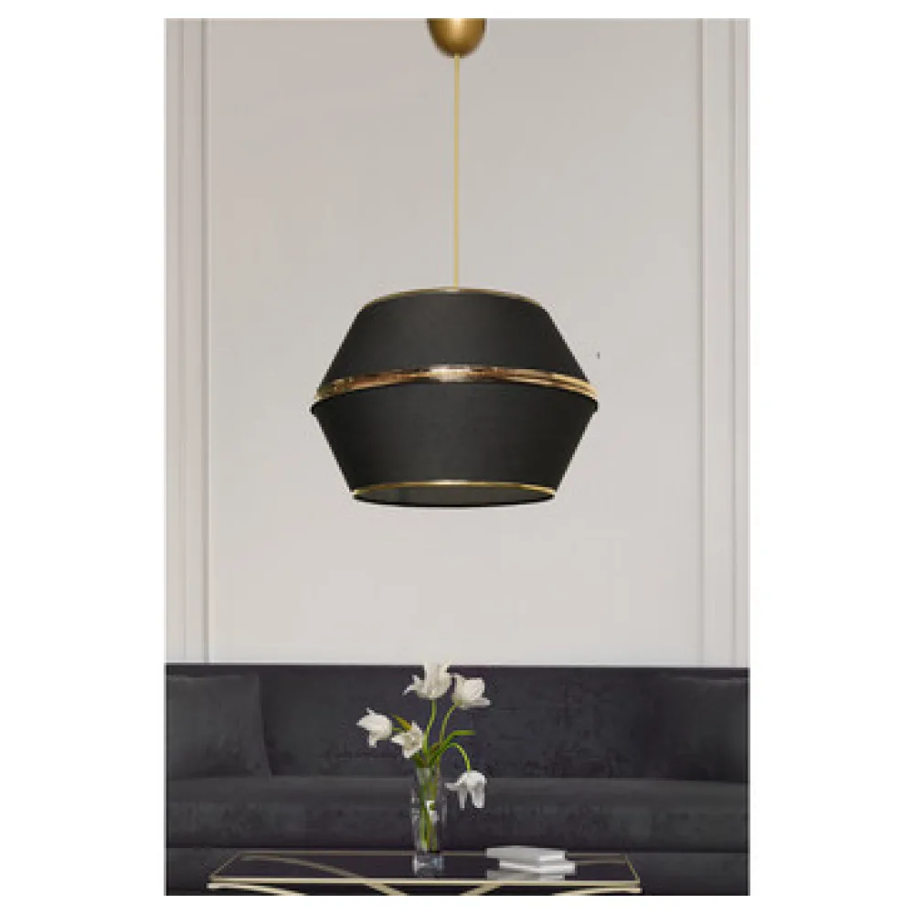 Csillárok, felfüggesztések és mennyezeti lámpák Opviq Chandelier - Escape - Black