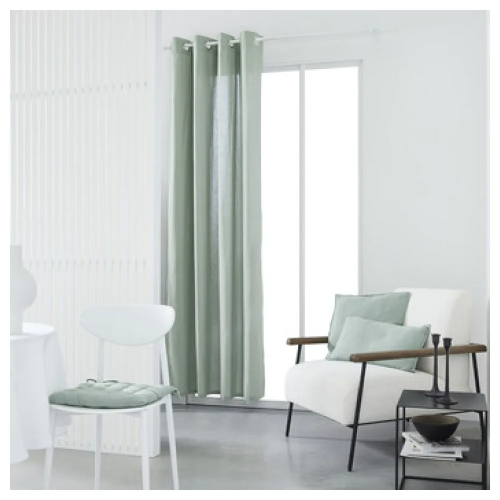 Függönyök és árnyékolók Today Rideau 140/240 Panama TODAY Essential Celadon
