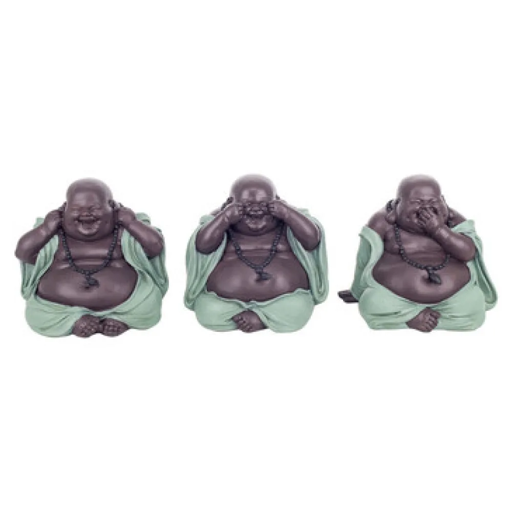 Szobrok, figurák Signes Grimalt A Buddha Ábra Nem Látja / Hallja / Beszéljen 3 Egységgel