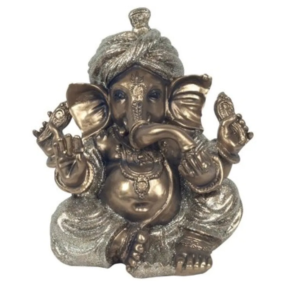Szobrok, figurák Signes Grimalt Arany Ülő Ganesh