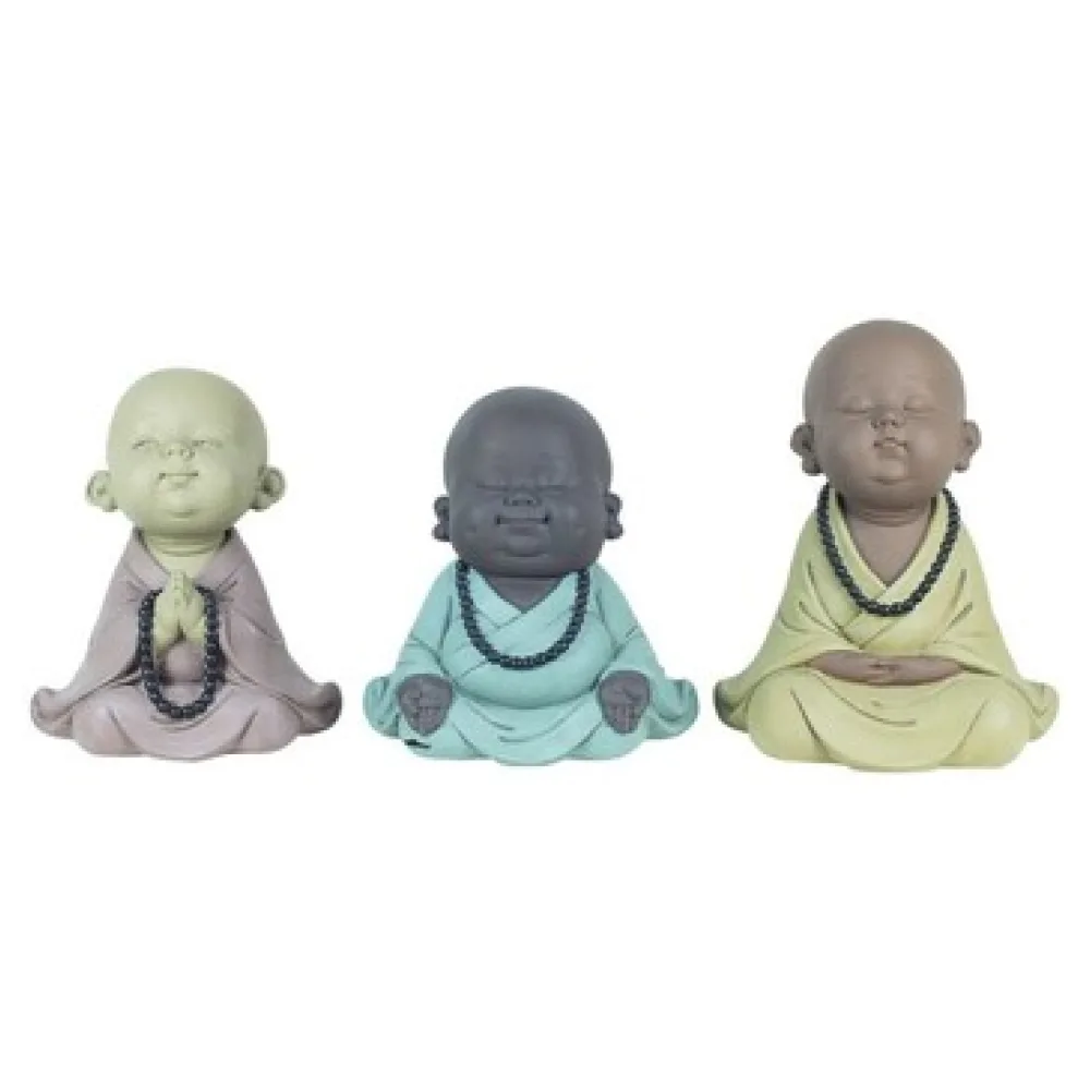 Szobrok, figurák Signes Grimalt Buddha 3 Különböző Set 3U