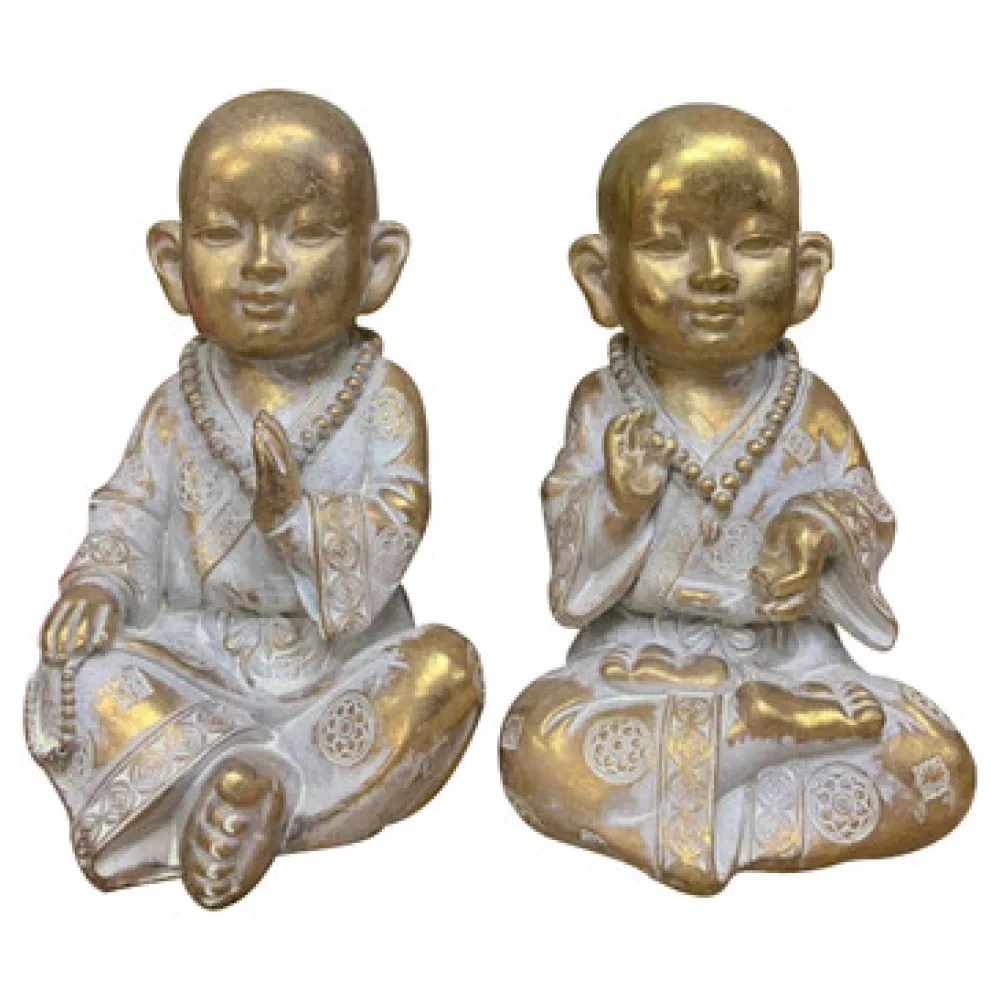 Szobrok, figurák Signes Grimalt Buddha Set 2 Egység