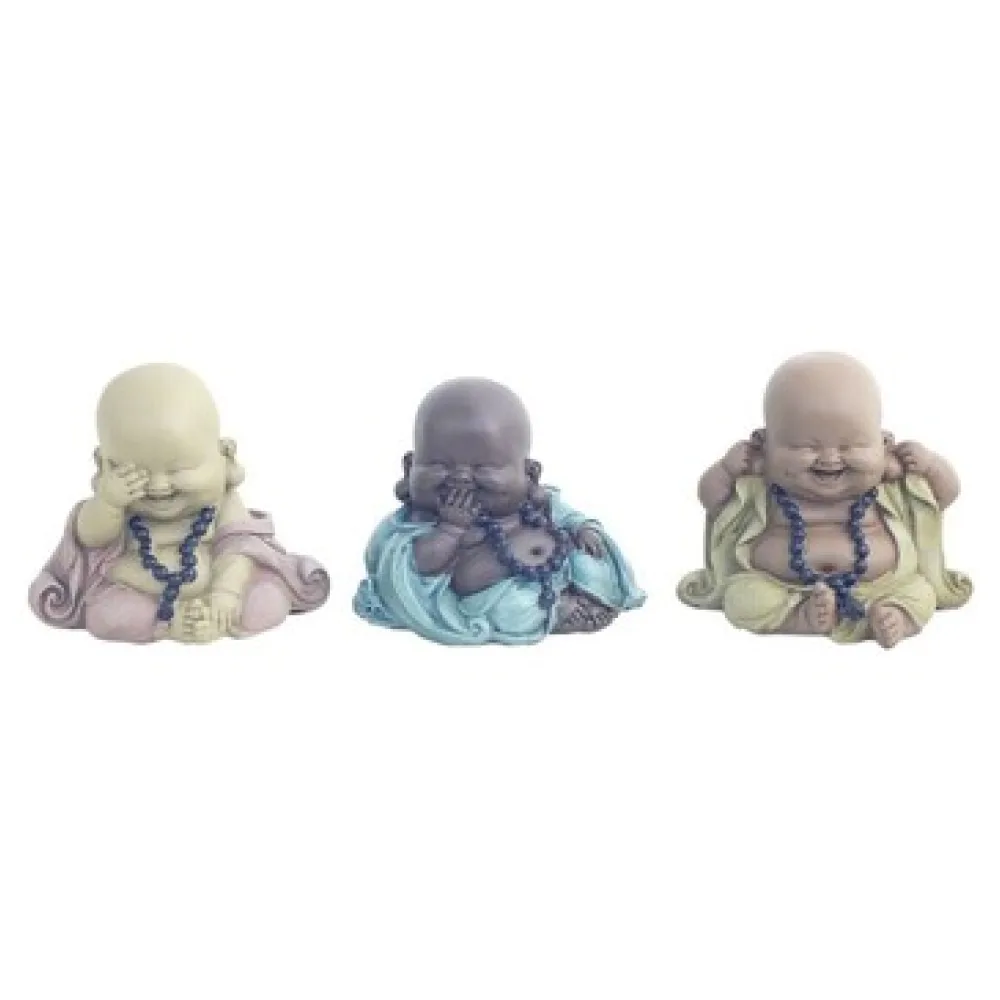 Szobrok, figurák Signes Grimalt Buddha 3 Különböző Set 3U