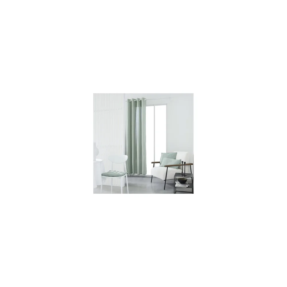 Függönyök és árnyékolók Today Rideau 140/240 Panama TODAY Essential Celadon