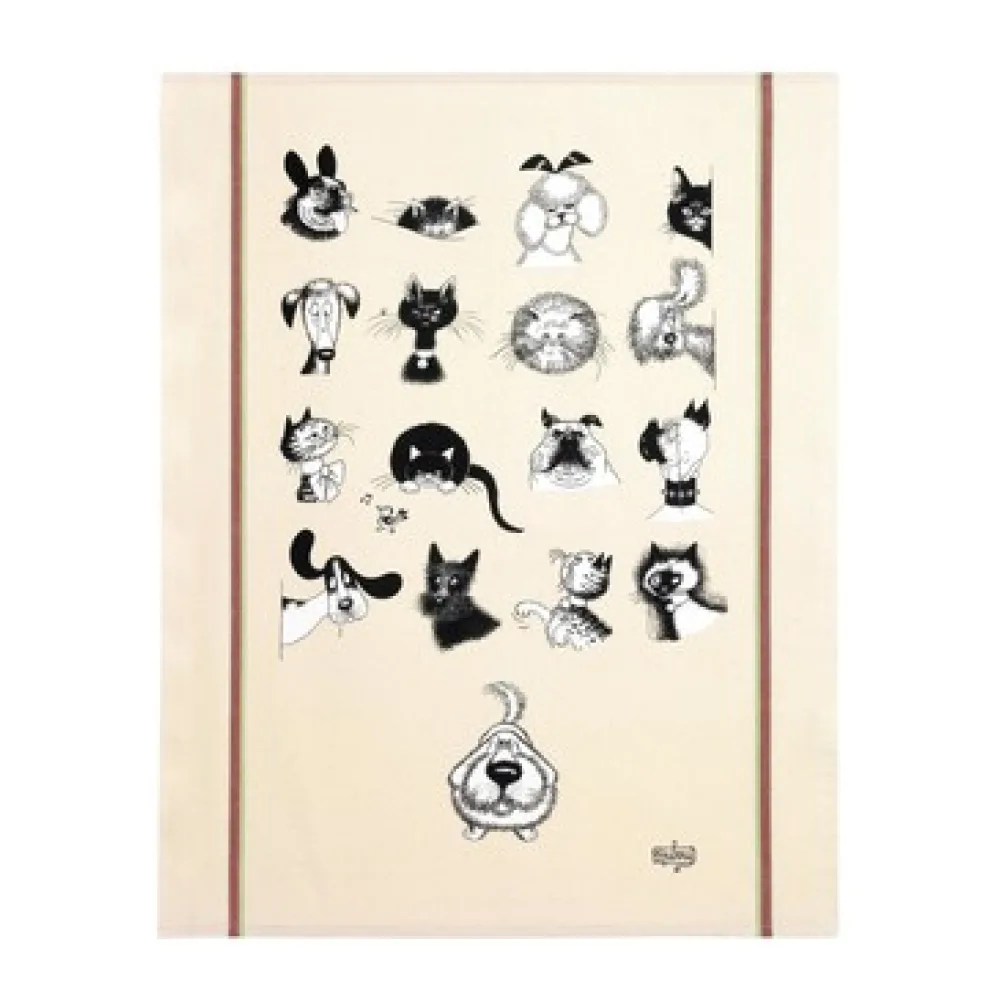 Konyharuha Winkler GRAND TORCHON DUBOUT MULTI PORTRAITS
