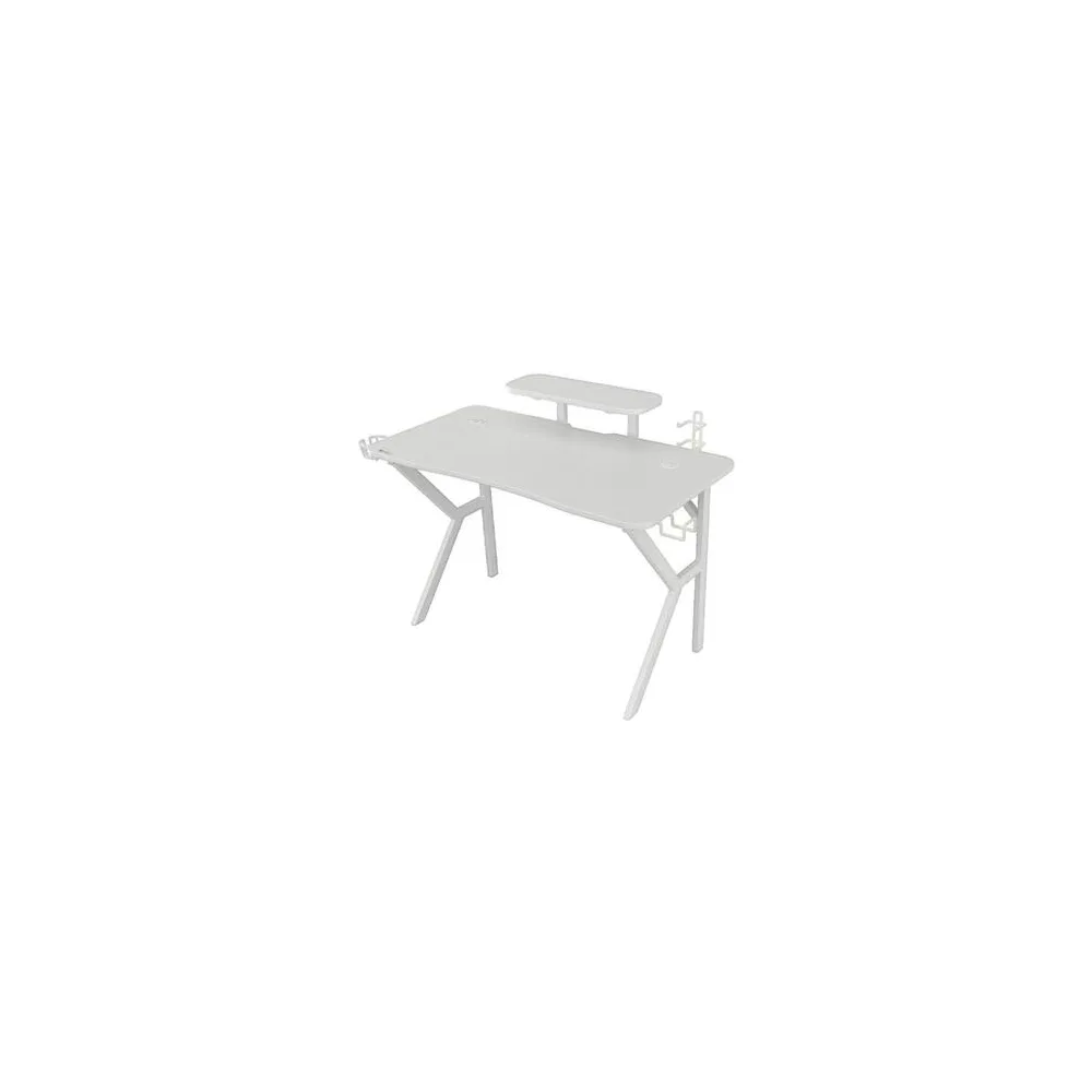 Íróasztalok Genesis Bureau Gaming Holm 320 RGB Blanc 120x60 cm