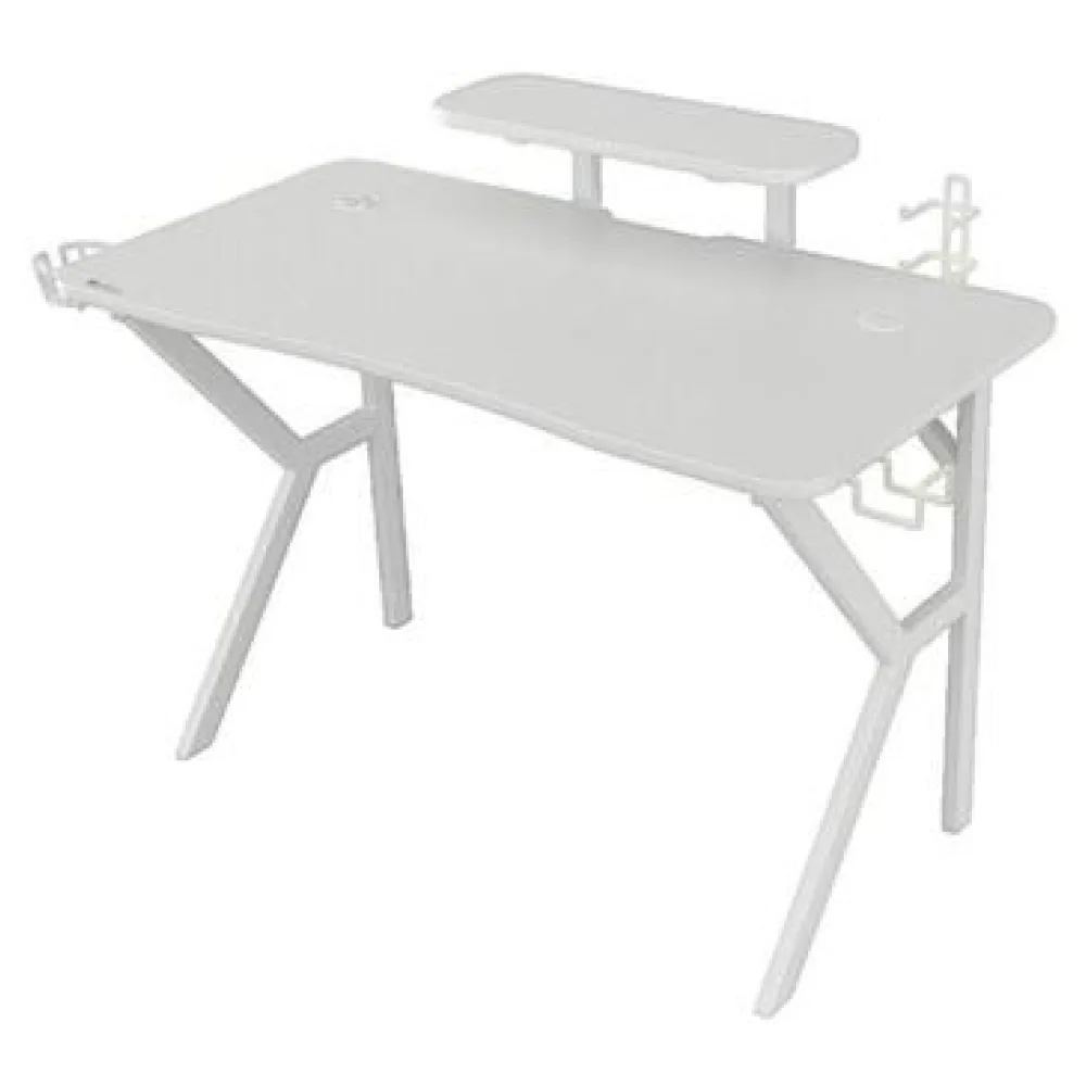 Íróasztalok Genesis Bureau Gaming Holm 320 RGB Blanc 120x60 cm