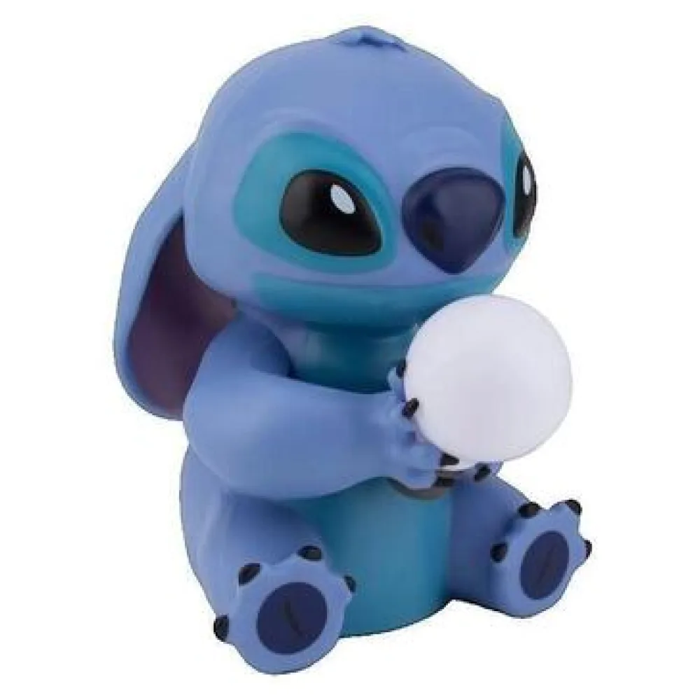 Díszlámpák Paladone Lampe à poser Stitch Light bleu pour chambre d'enfant