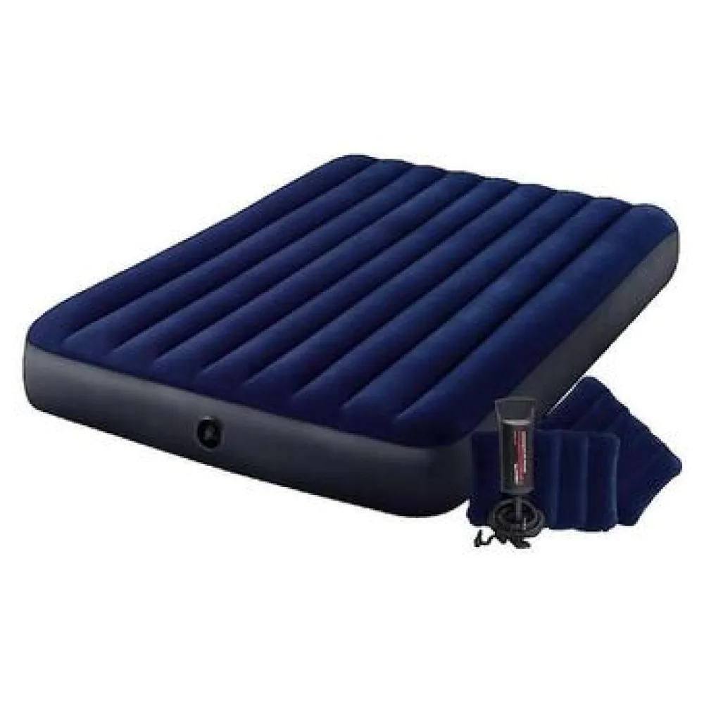 Matracok Intex Matelas gonflable Classic Downy 2 places bleu