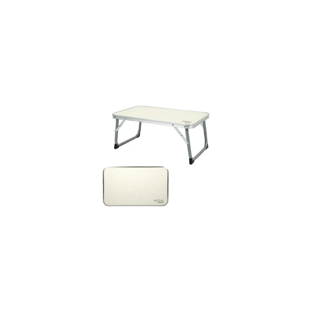 Kültéri székek Aktive Table d'appoint d'extérieur pliable beige