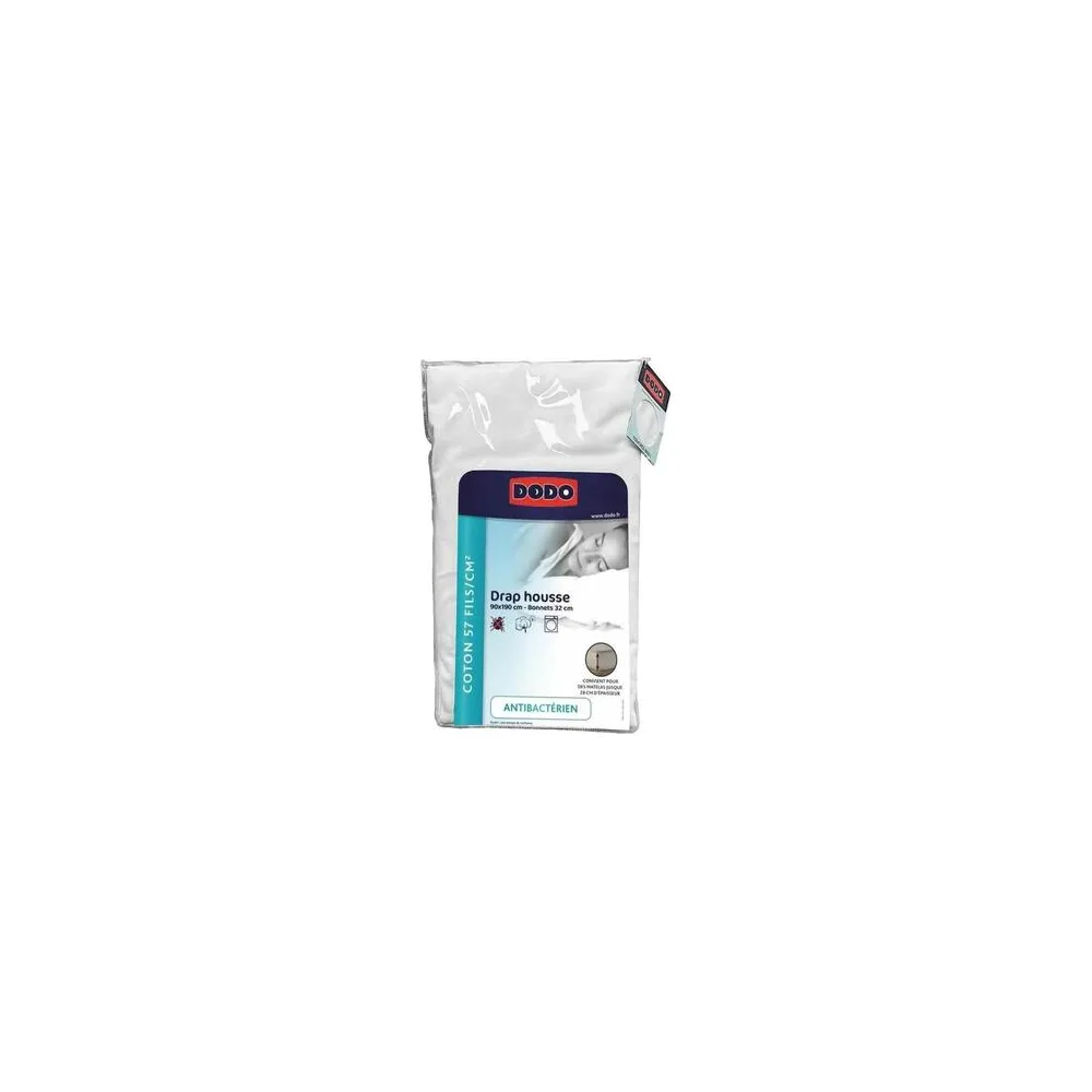Gumis lepedő Dodo Drap Housse 90x190 cm Blanc
