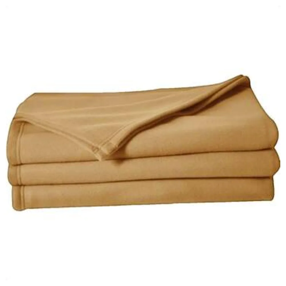 Plédek Toison D'or Couverture polaire 220x240 cm beige